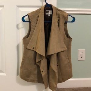 Kut from the Cloth suede vest size S